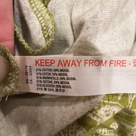 Daily Practice by Anthropologie Green Paisley Floral Cotton Blend Dress Size S - Picture 12 of 15